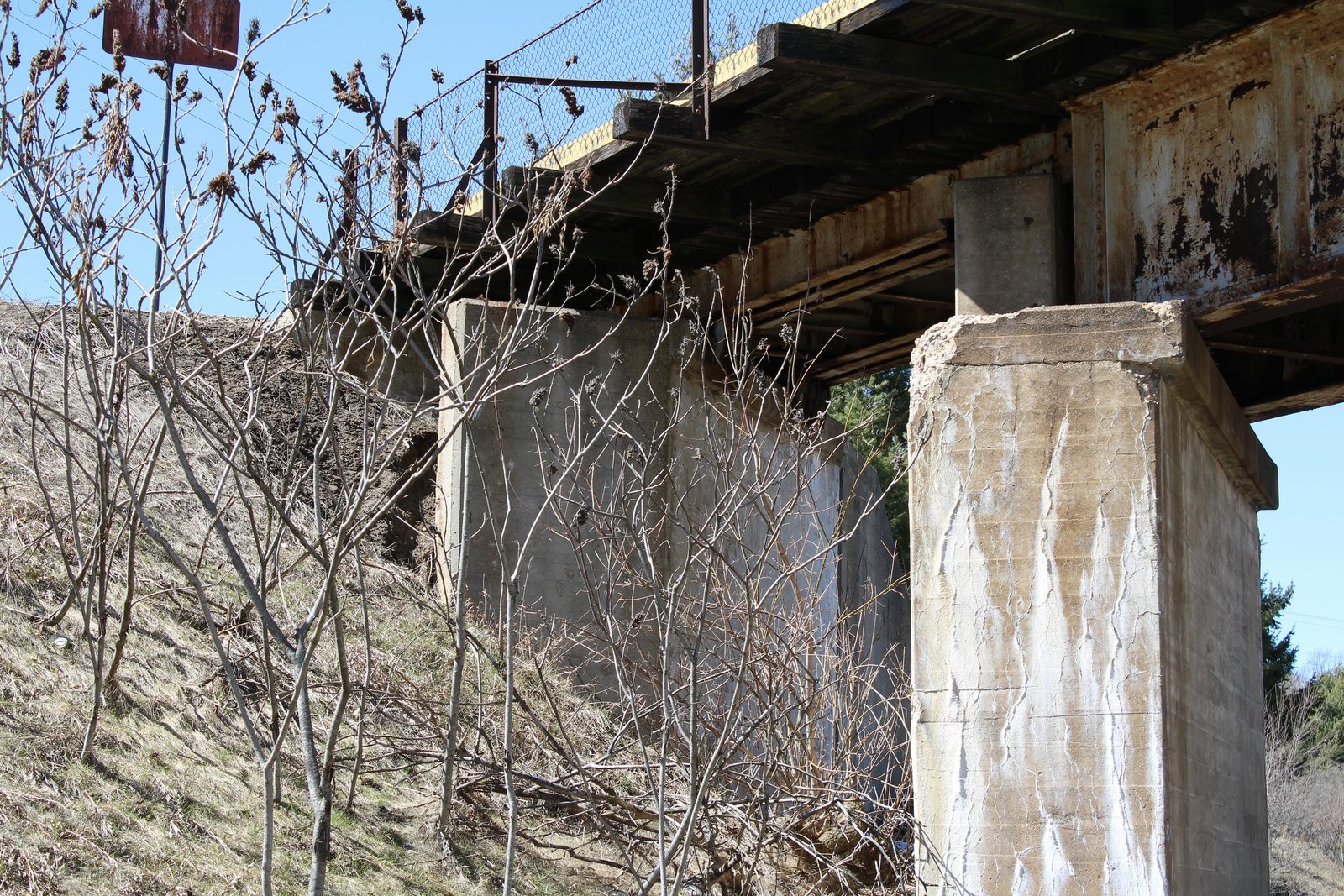 West abutment